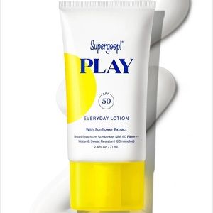 Supergoop PLAY Everyday Lotion SPF 50 with Sunflower Extract (NIB)